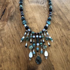 Semi precious gems necklace